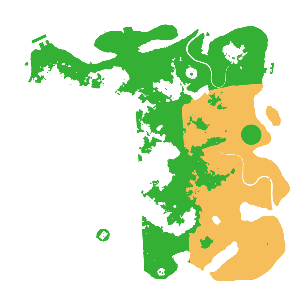 Biome Rust Map: Procedural Map, Size: 4000, Seed: 655392121