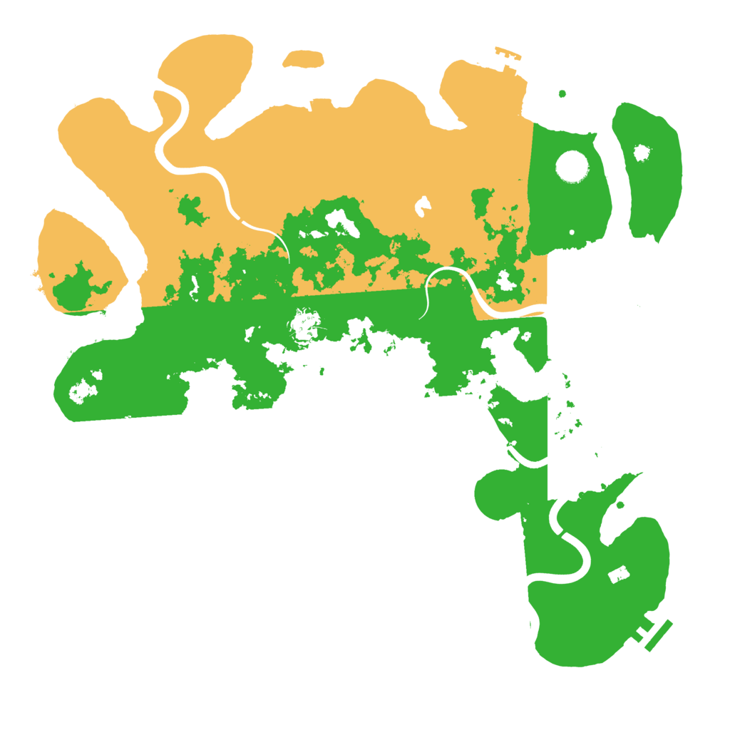 Biome Rust Map: Procedural Map, Size: 4000, Seed: 1029963167