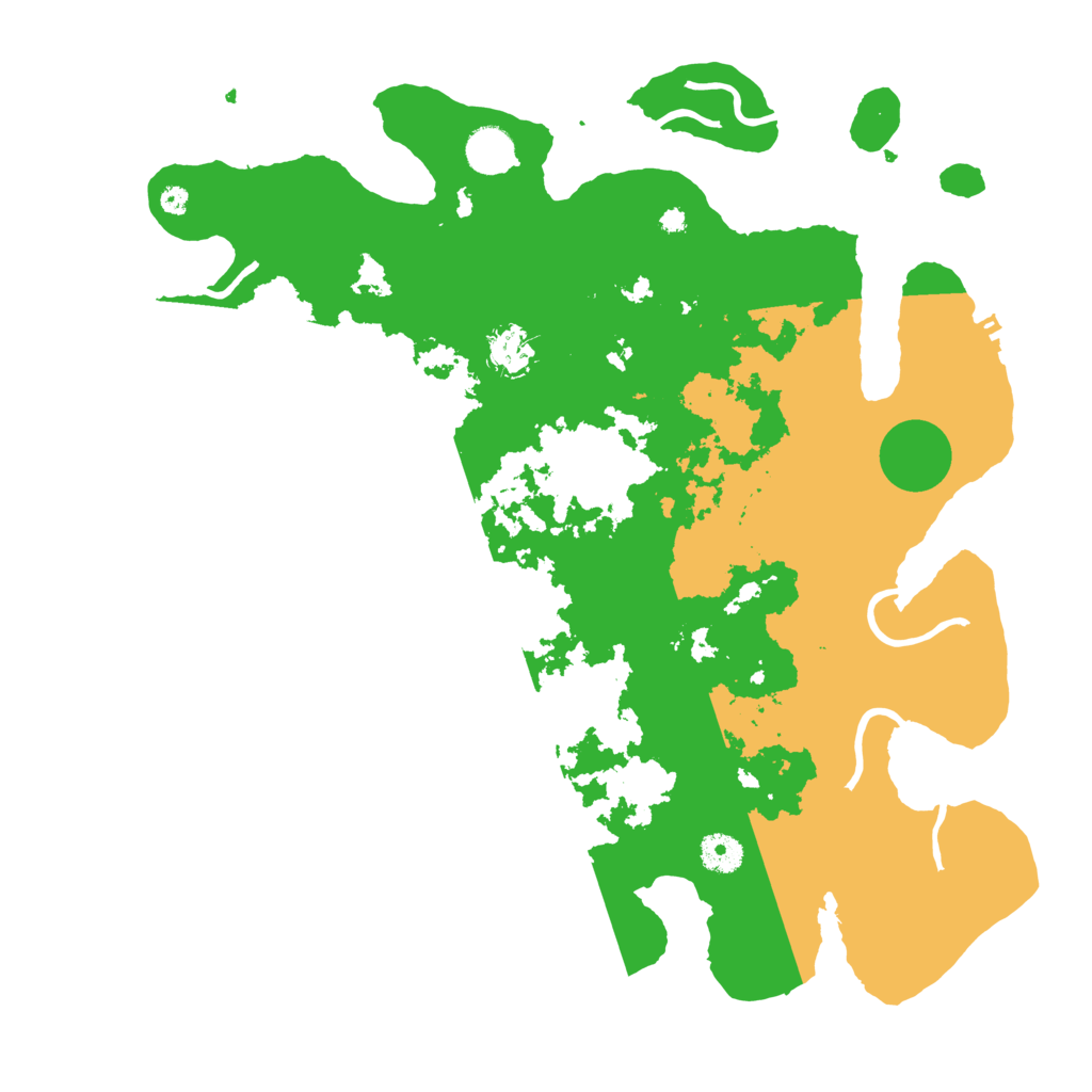 Biome Rust Map: Procedural Map, Size: 4000, Seed: 123121