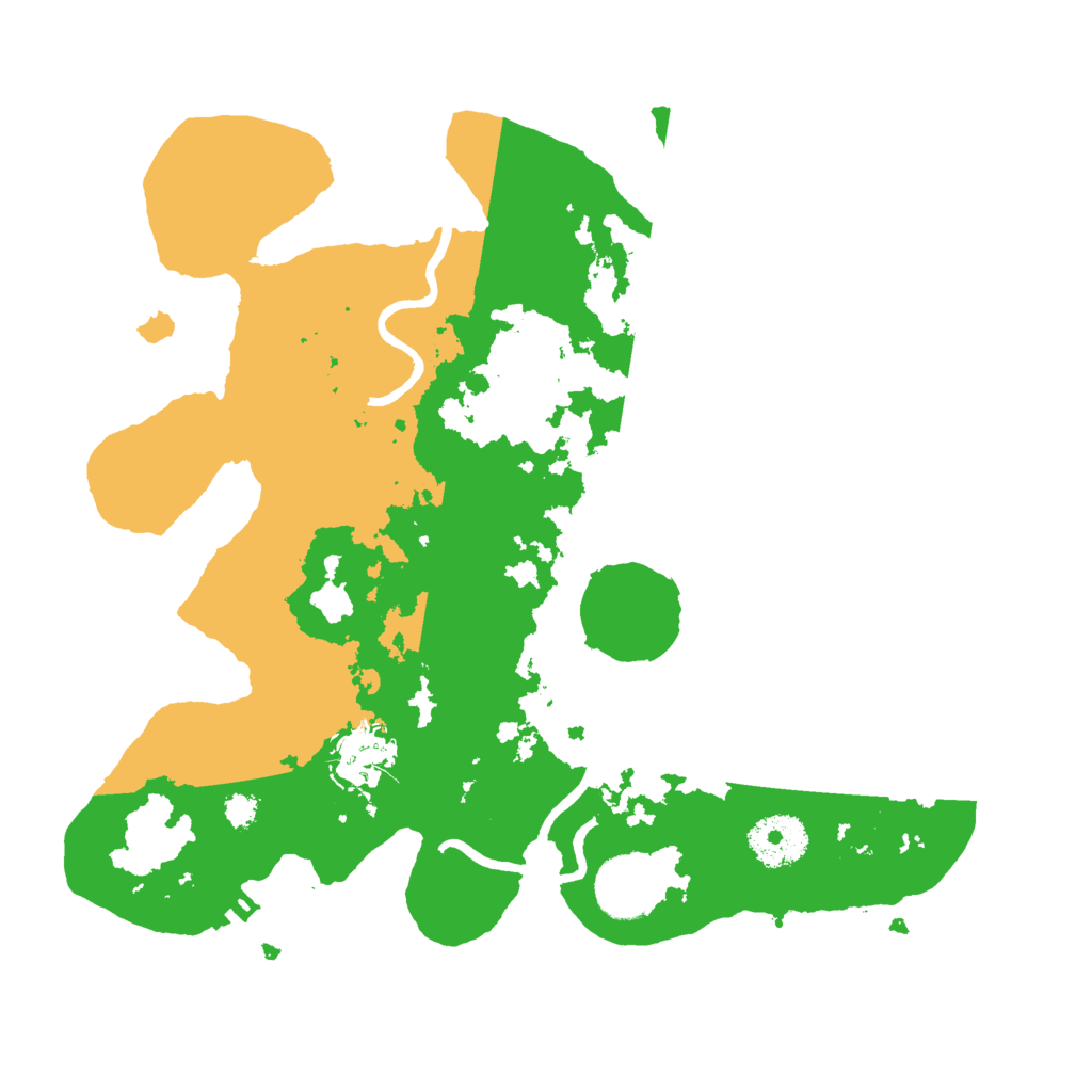 Biome Rust Map: Procedural Map, Size: 3000, Seed: 96516