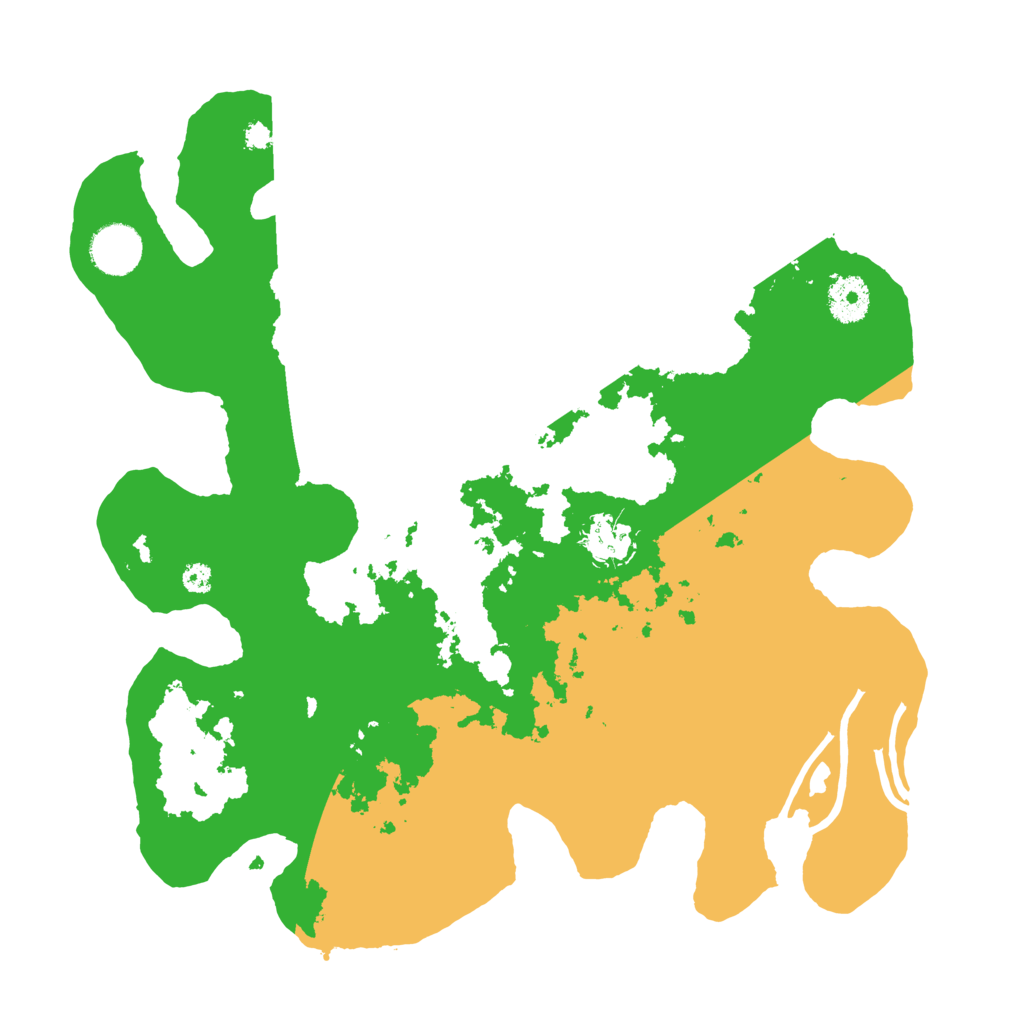Biome Rust Map: Procedural Map, Size: 3500, Seed: 8000008