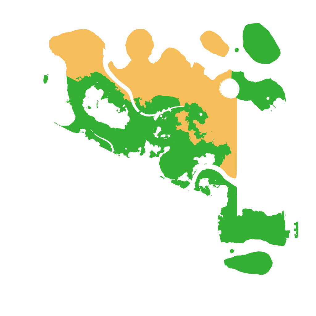 Biome Rust Map: Procedural Map, Size: 3000, Seed: 102519971