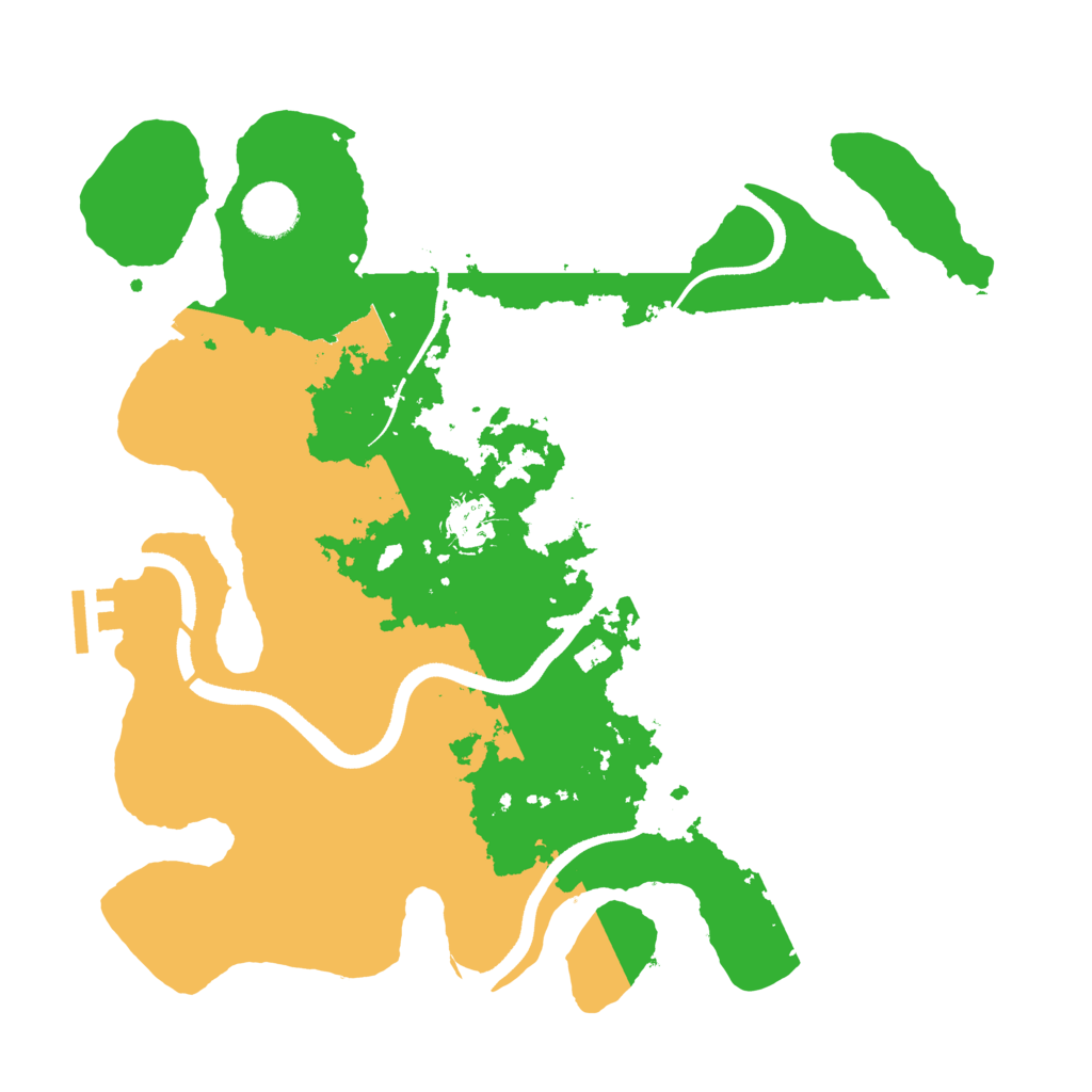 Biome Rust Map: Procedural Map, Size: 3500, Seed: 20221201