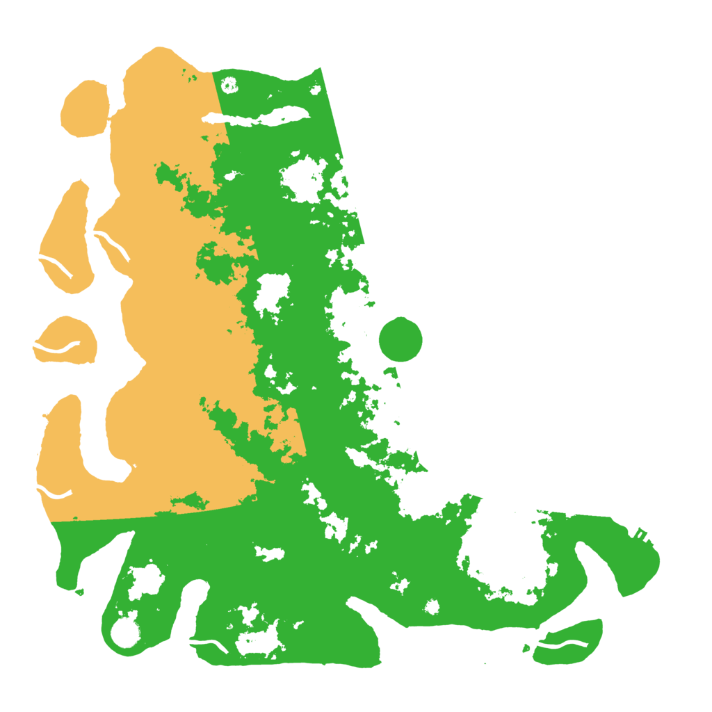 Biome Rust Map: Procedural Map, Size: 4350, Seed: 21474800