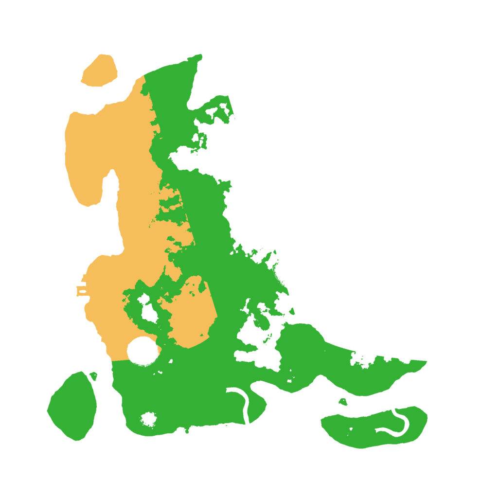 Biome Rust Map: Procedural Map, Size: 3000, Seed: 4095378