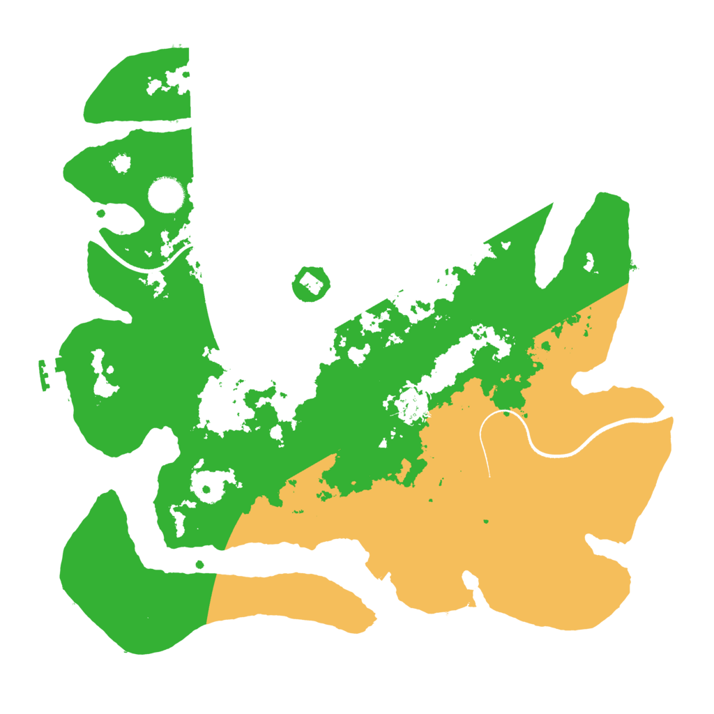 Biome Rust Map: Procedural Map, Size: 3500, Seed: 1754219927