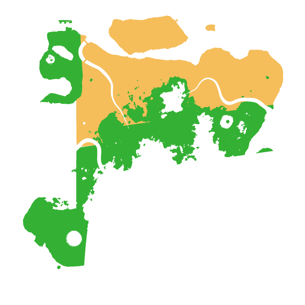 Biome Rust Map: Procedural Map, Size: 3500, Seed: 306395912