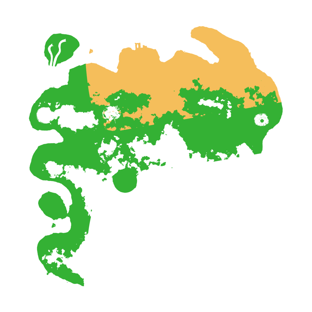 Biome Rust Map: Procedural Map, Size: 3500, Seed: 988