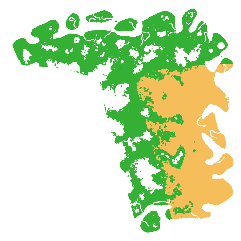 Biome Rust Map: Procedural Map, Size: 6000, Seed: 4567876