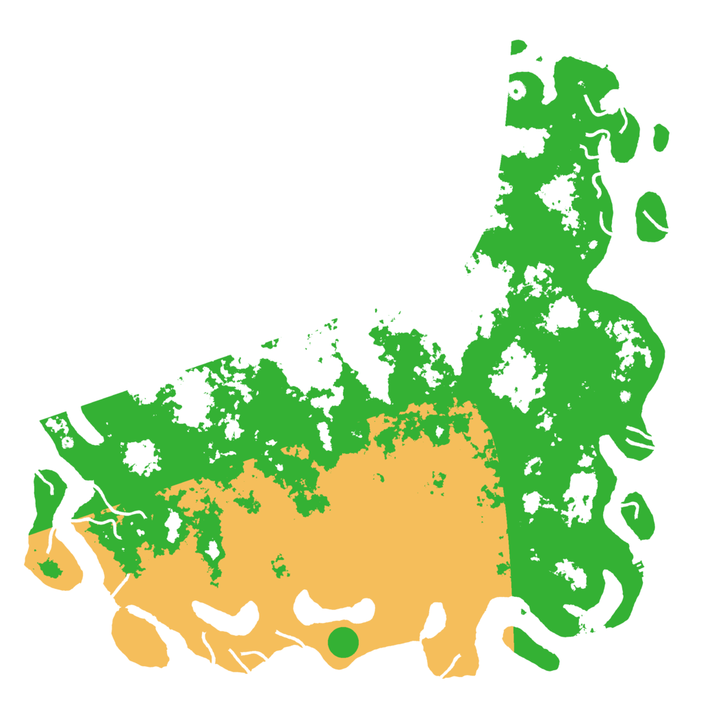 Biome Rust Map: Procedural Map, Size: 6000, Seed: 751882