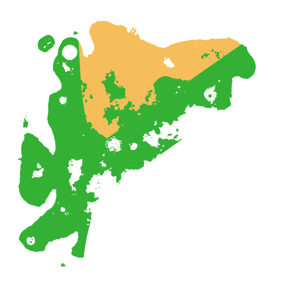 Biome Rust Map: Procedural Map, Size: 3500, Seed: 89451