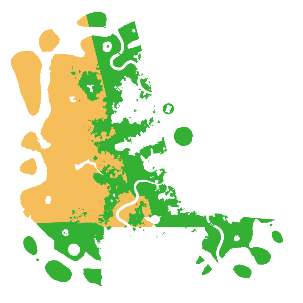 Biome Rust Map: Procedural Map, Size: 4500, Seed: 122508917