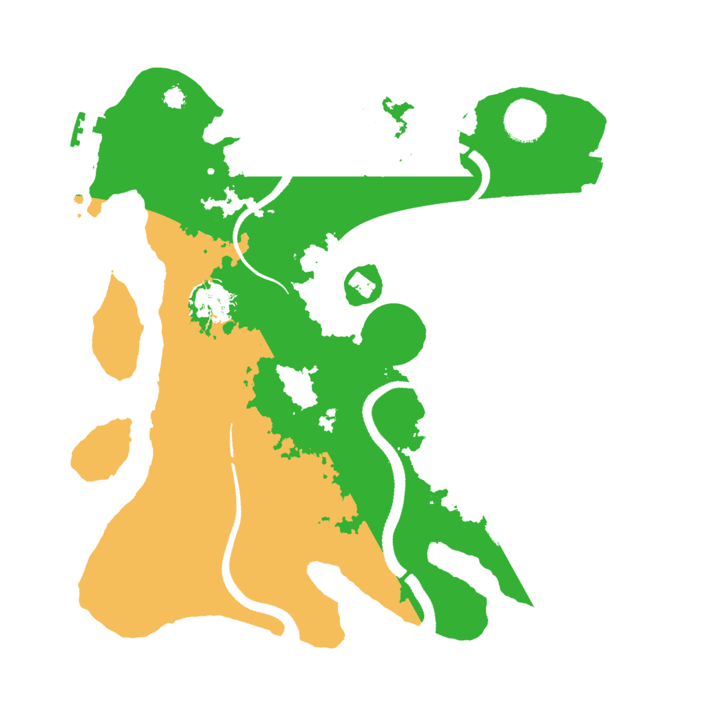 Biome Rust Map: Procedural Map, Size: 3000, Seed: 650526680