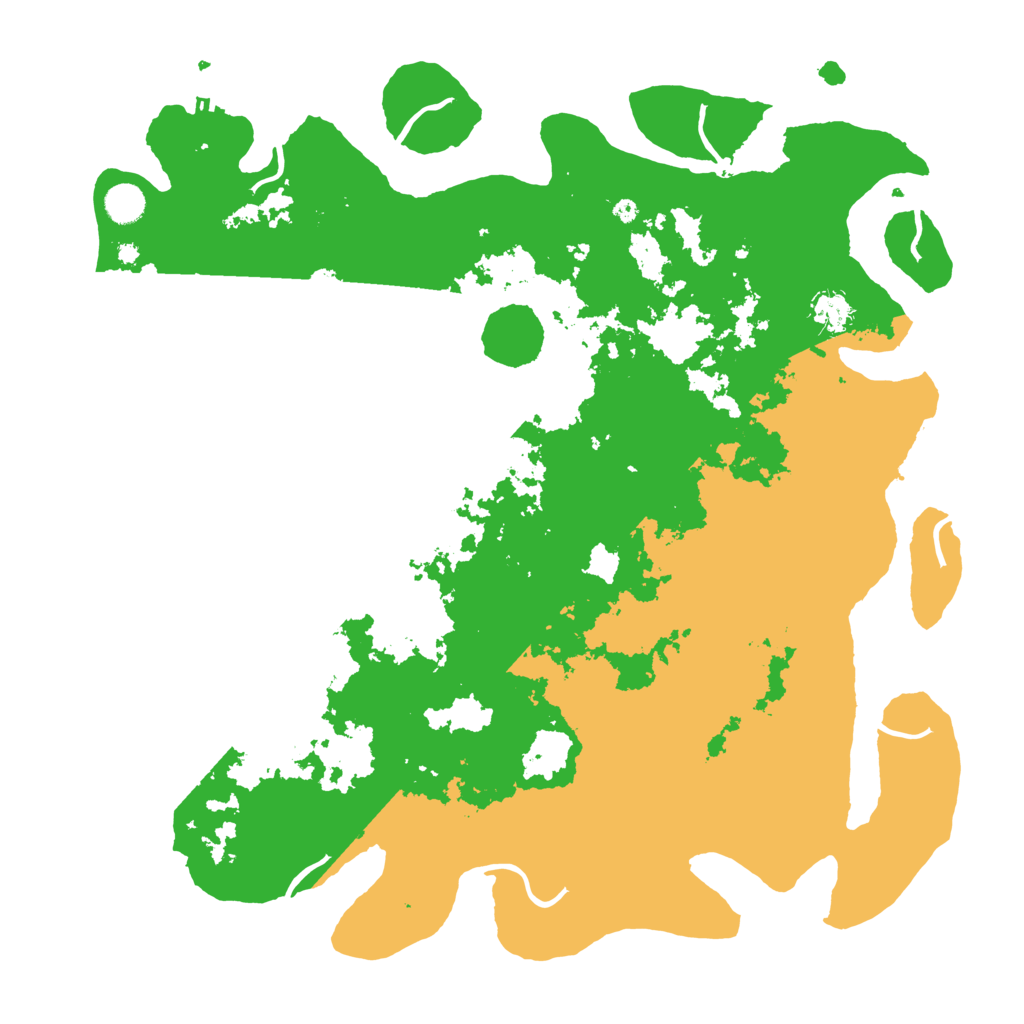 Biome Rust Map: Procedural Map, Size: 4500, Seed: 1639058834