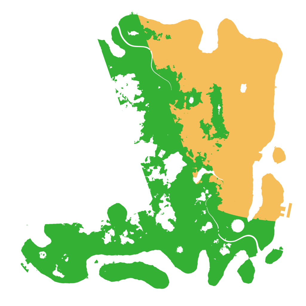 Biome Rust Map: Procedural Map, Size: 4250, Seed: 584058035