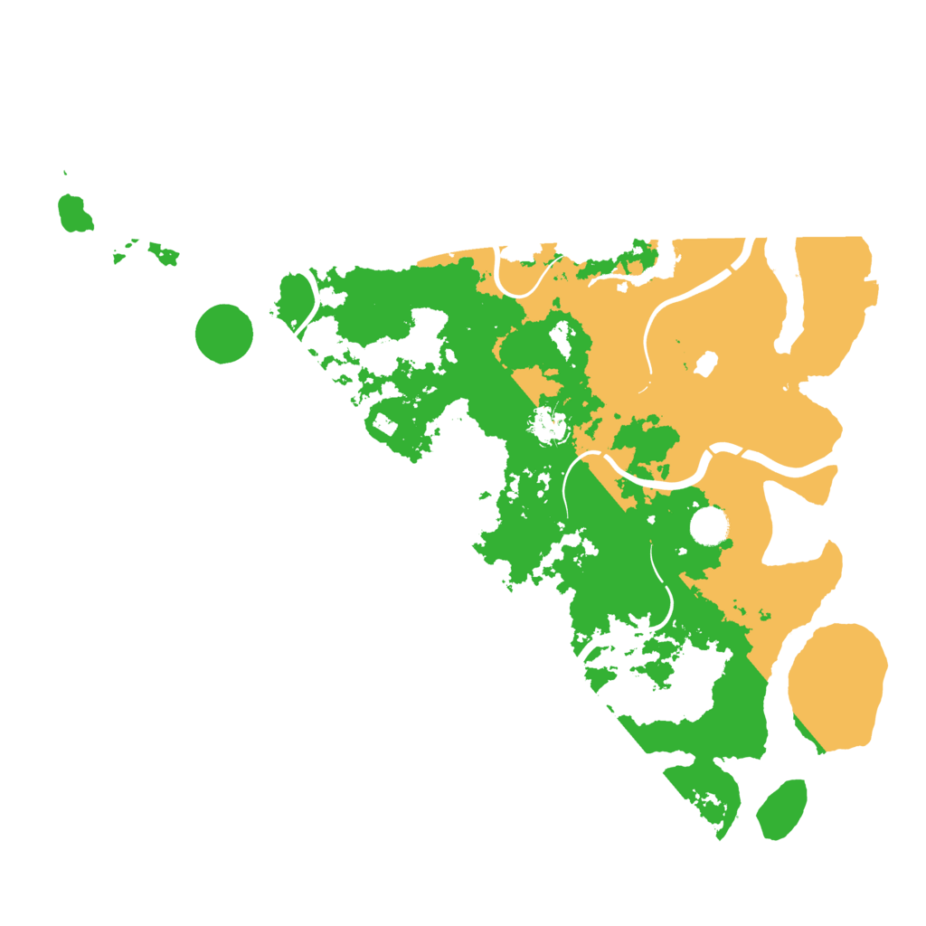Biome Rust Map: Procedural Map, Size: 4250, Seed: 92838112