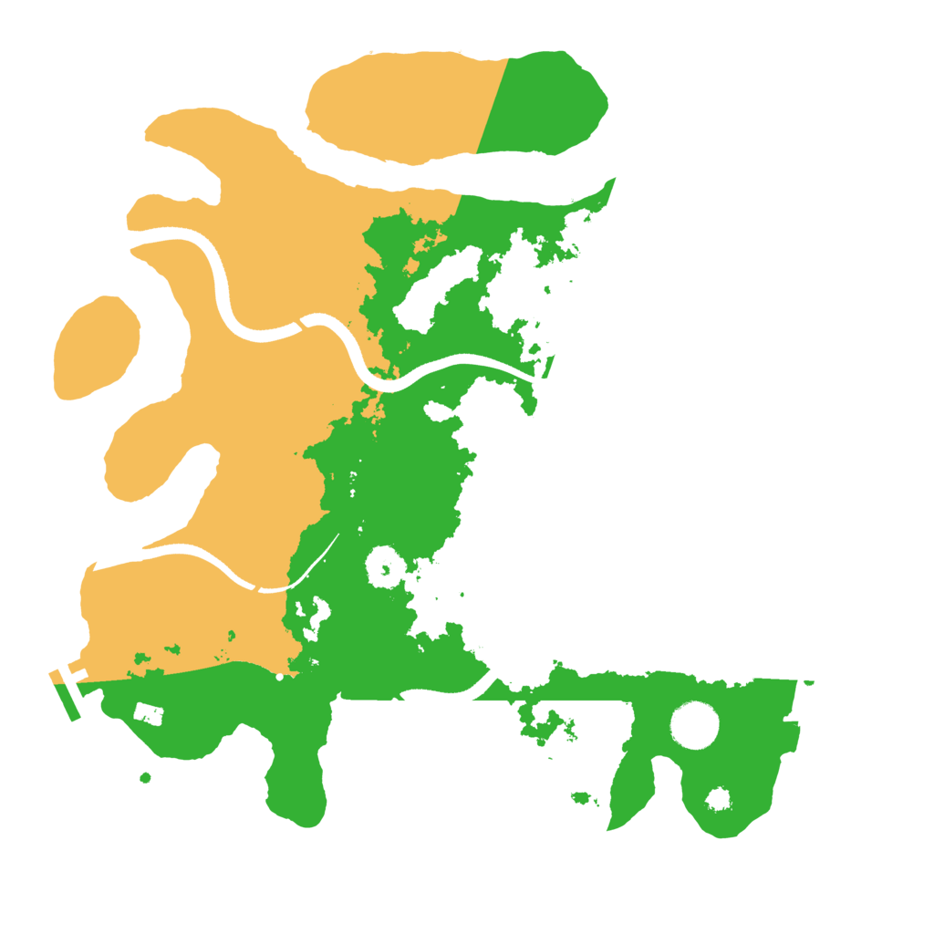 Biome Rust Map: Procedural Map, Size: 3500, Seed: 657108719