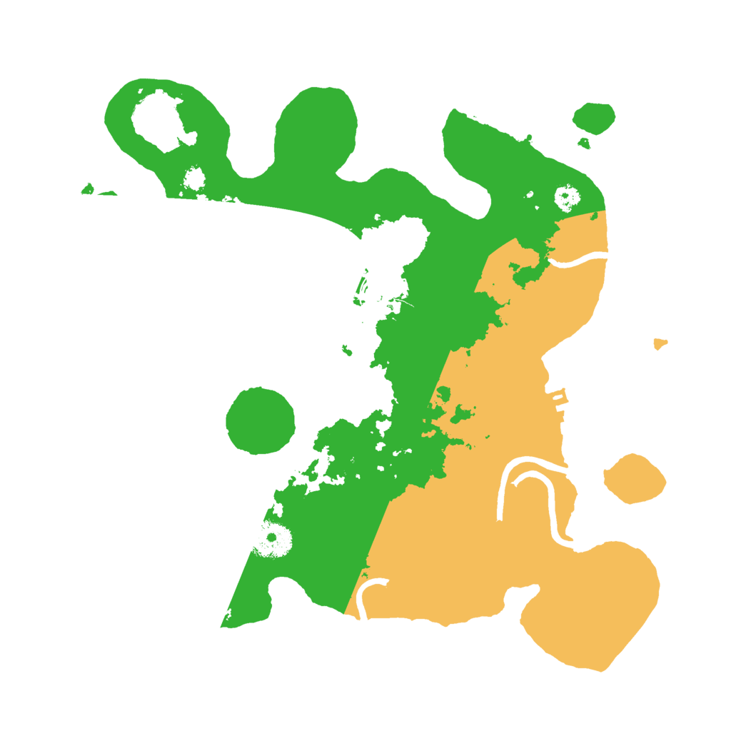 Biome Rust Map: Procedural Map, Size: 3000, Seed: 985776573