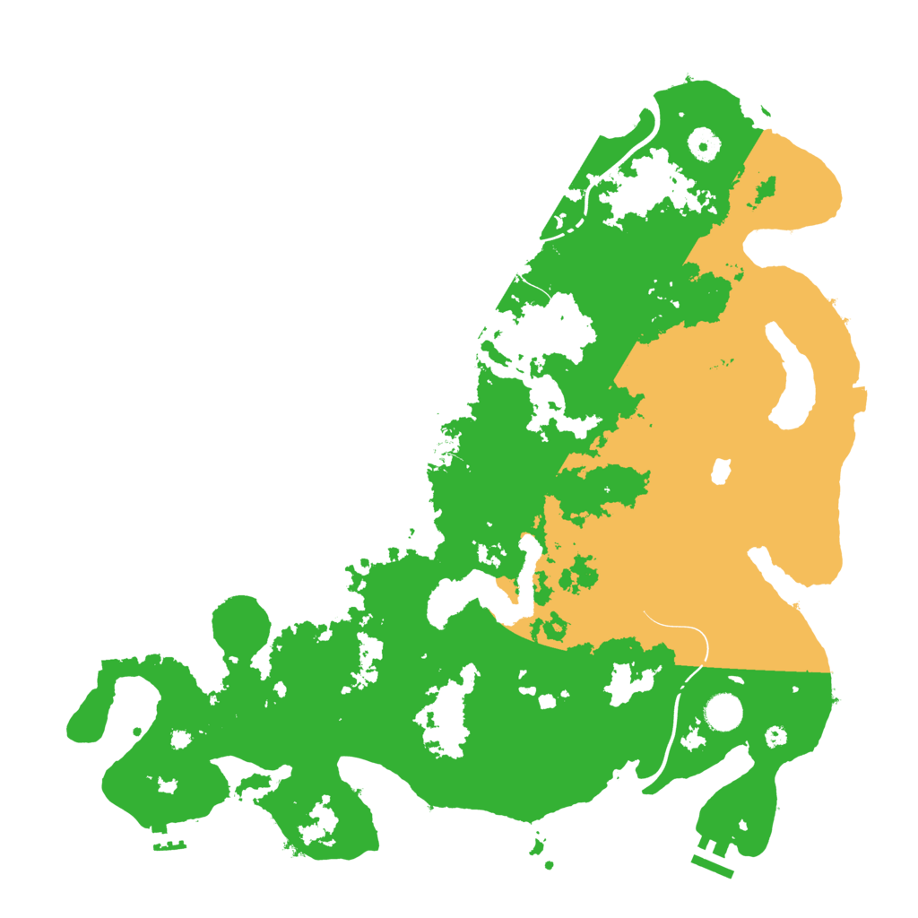 Biome Rust Map: Procedural Map, Size: 4250, Seed: 1000782569