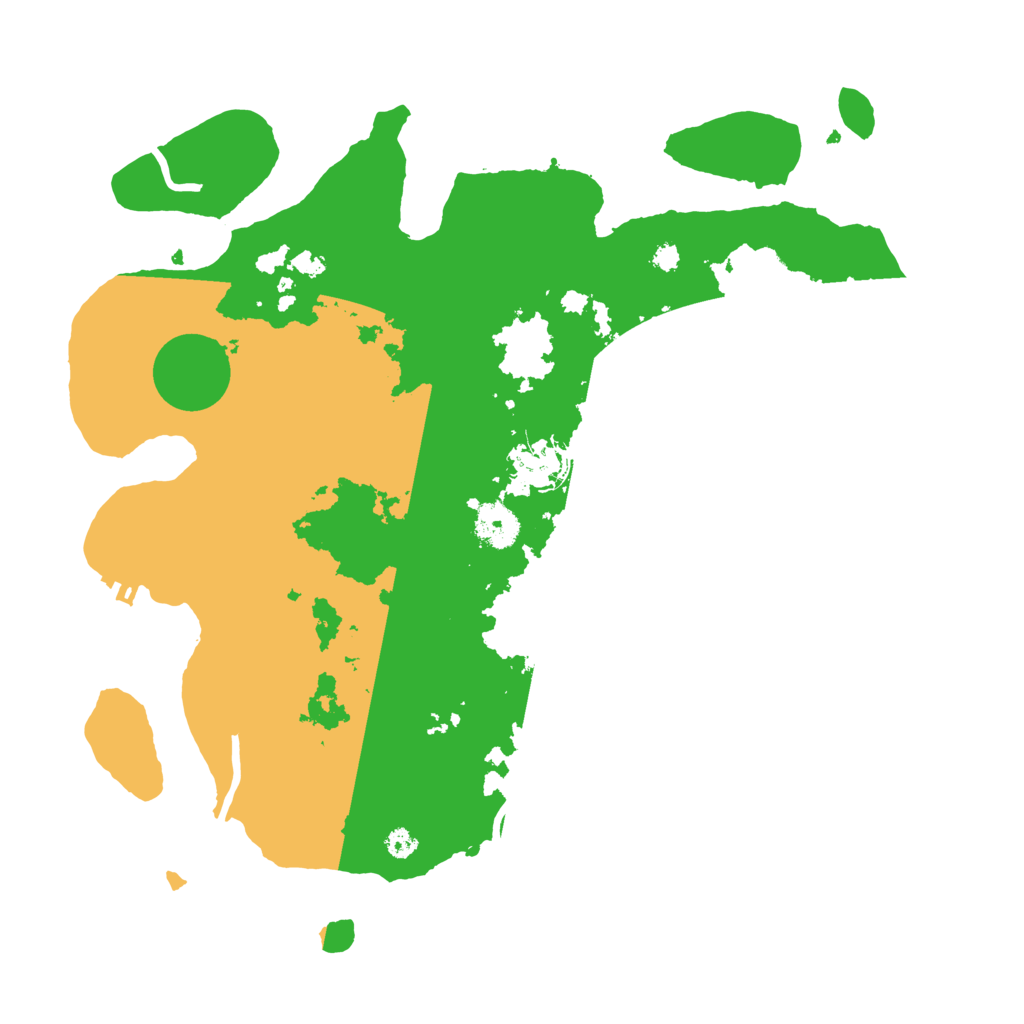 Biome Rust Map: Procedural Map, Size: 3500, Seed: 1194892981