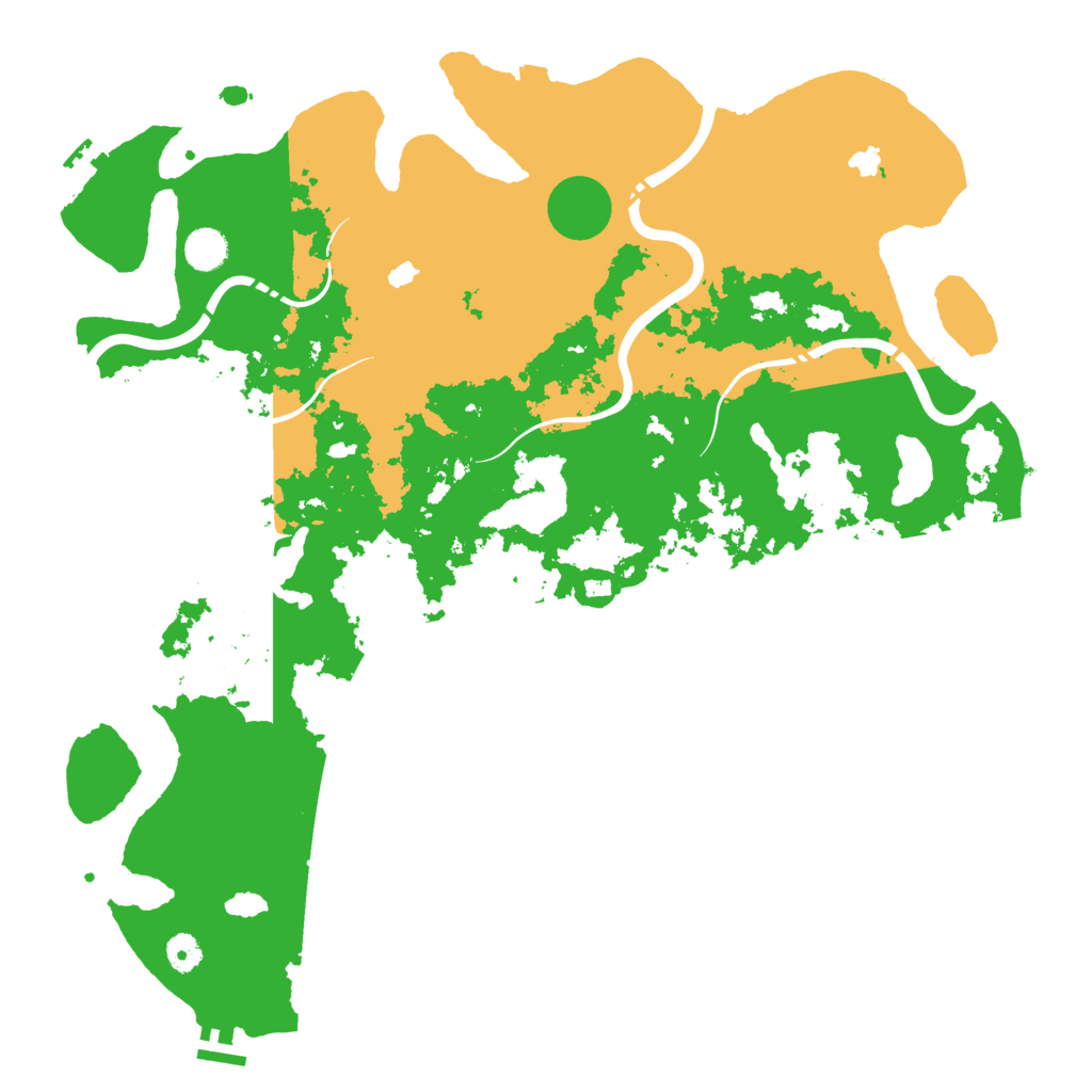 Biome Rust Map: Procedural Map, Size: 4500, Seed: 1343273707