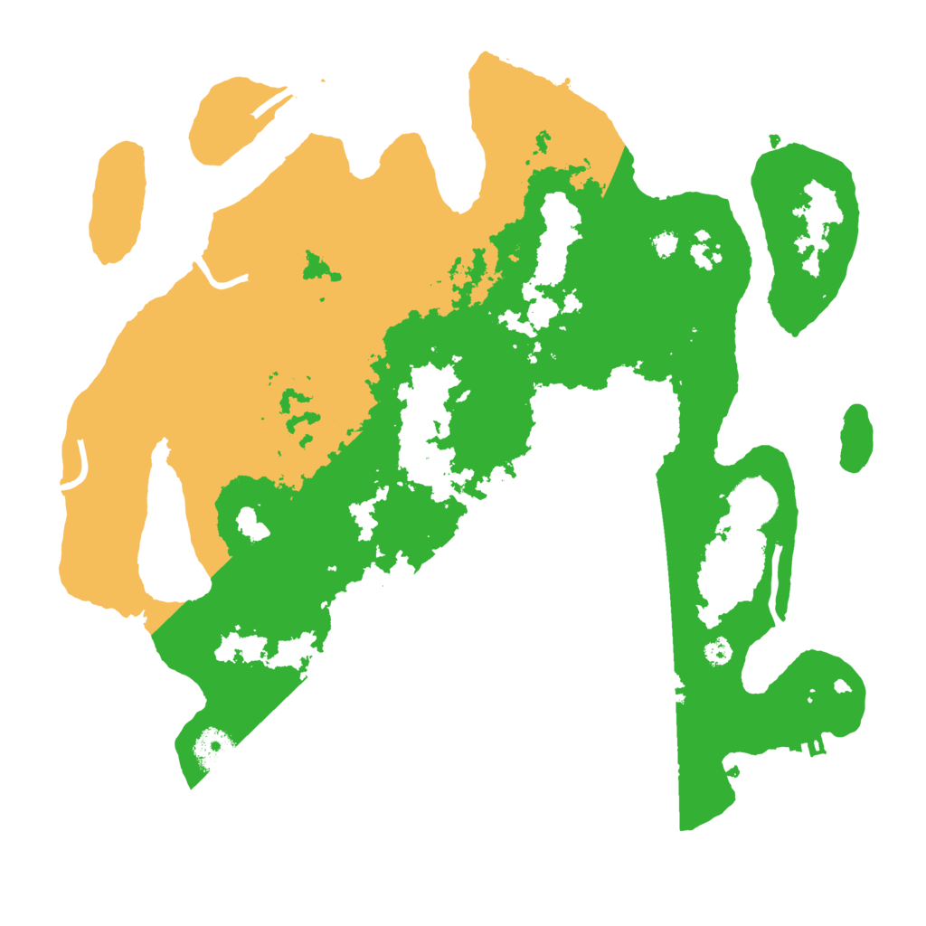 Biome Rust Map: Procedural Map, Size: 3500, Seed: 376167067