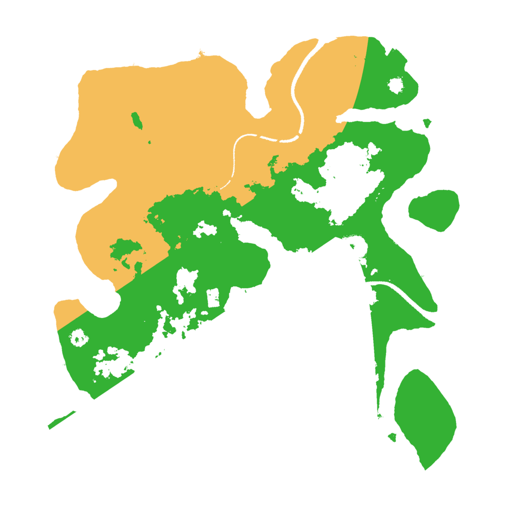 Biome Rust Map: Procedural Map, Size: 3000, Seed: 22741006