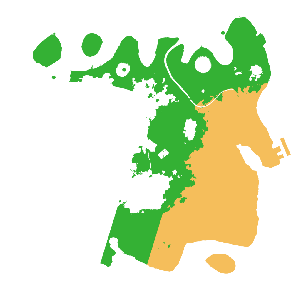 Biome Rust Map: Procedural Map, Size: 3250, Seed: 656556784