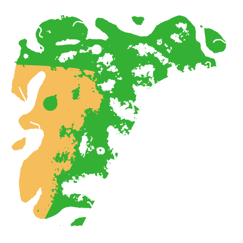 Biome Rust Map: Procedural Map, Size: 4500, Seed: 758016254