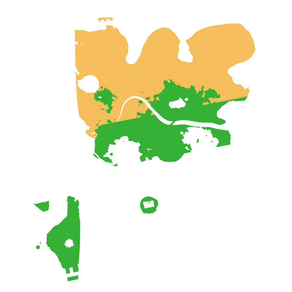 Biome Rust Map: Procedural Map, Size: 3000, Seed: 1461343018