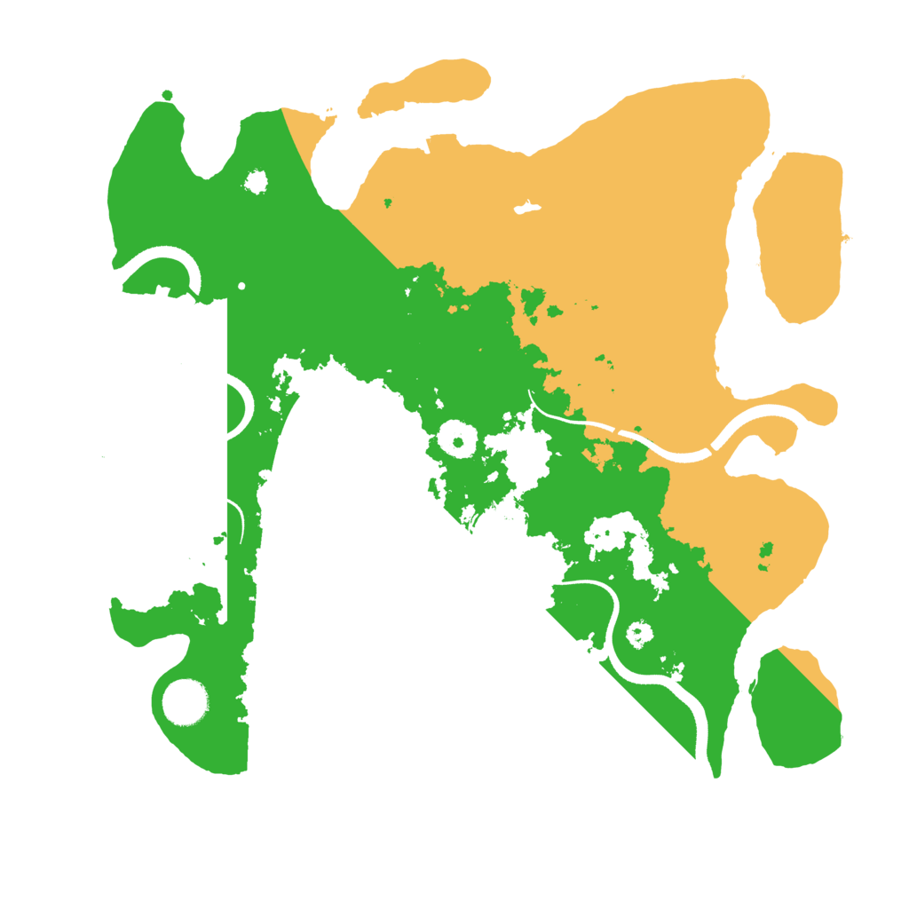 Biome Rust Map: Procedural Map, Size: 3500, Seed: 1560909389