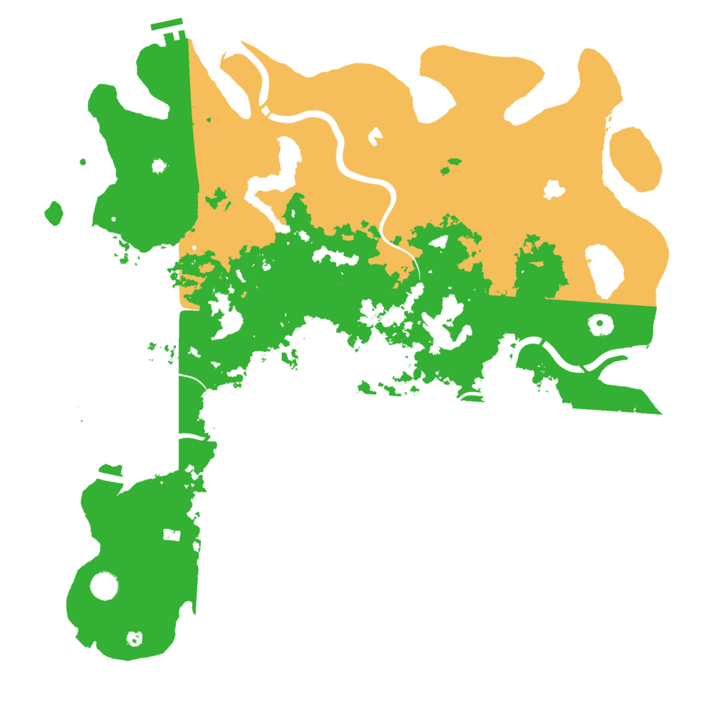 Biome Rust Map: Procedural Map, Size: 4500, Seed: 25023386