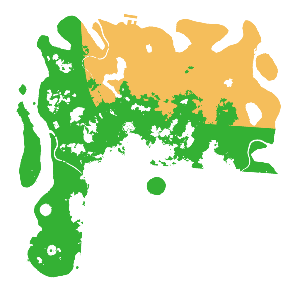 Biome Rust Map: Procedural Map, Size: 4500, Seed: 25023386