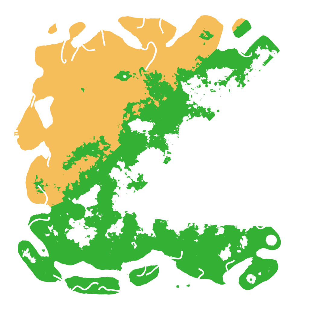 Biome Rust Map: Procedural Map, Size: 5000, Seed: 1434160528