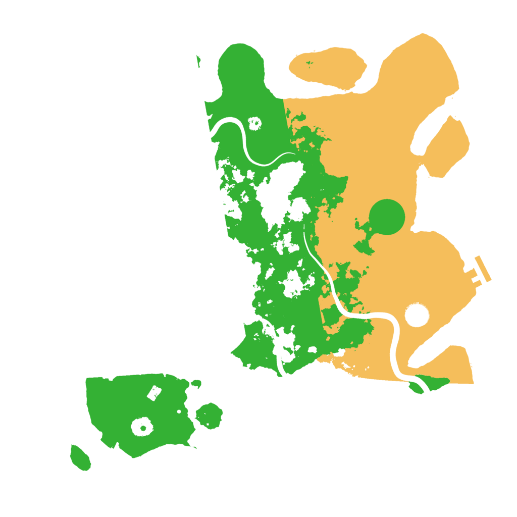 Biome Rust Map: Procedural Map, Size: 3800, Seed: 8643326