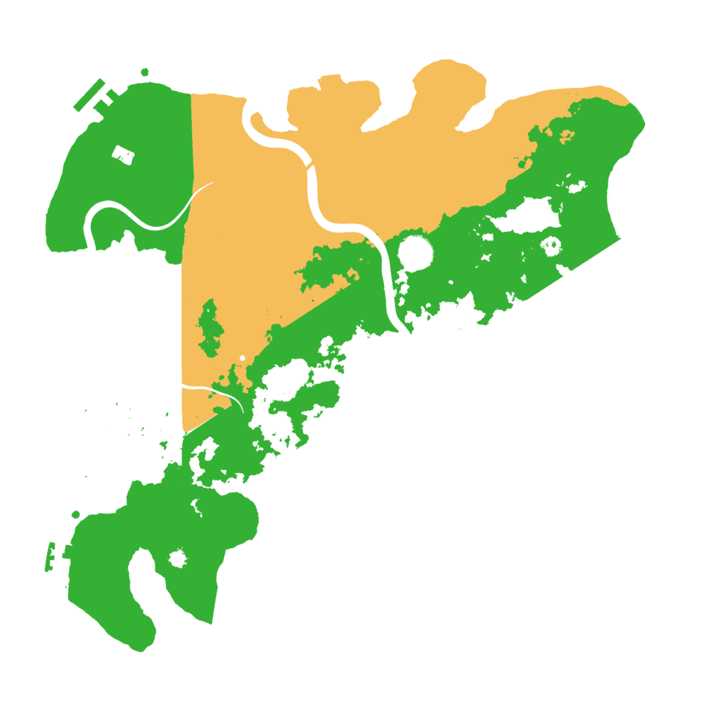 Biome Rust Map: Procedural Map, Size: 3700, Seed: 1327456369