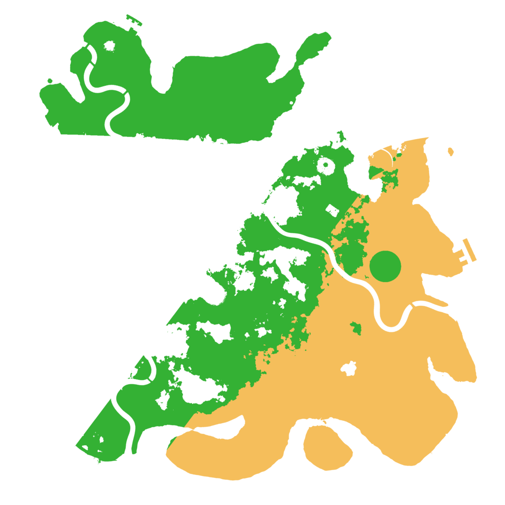 Biome Rust Map: Procedural Map, Size: 4250, Seed: 200631185