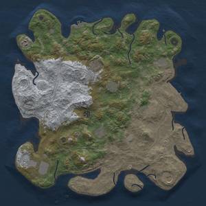 Thumbnail Rust Map: Procedural Map, Size: 4250, Seed: 200631185, 17 Monuments