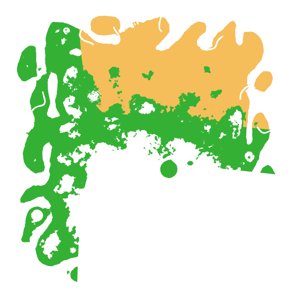 Biome Rust Map: Procedural Map, Size: 4500, Seed: 1290412689