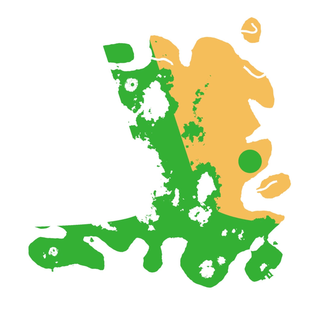 Biome Rust Map: Procedural Map, Size: 3500, Seed: 654224222