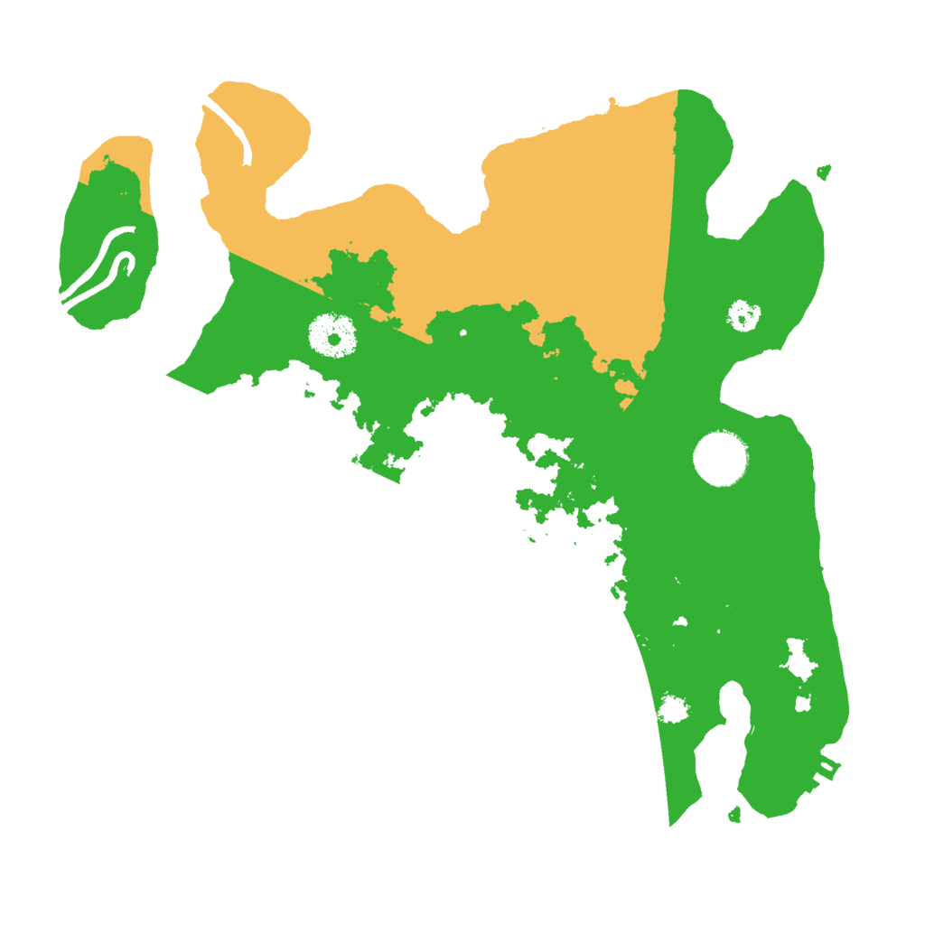 Biome Rust Map: Procedural Map, Size: 3000, Seed: 1377229512