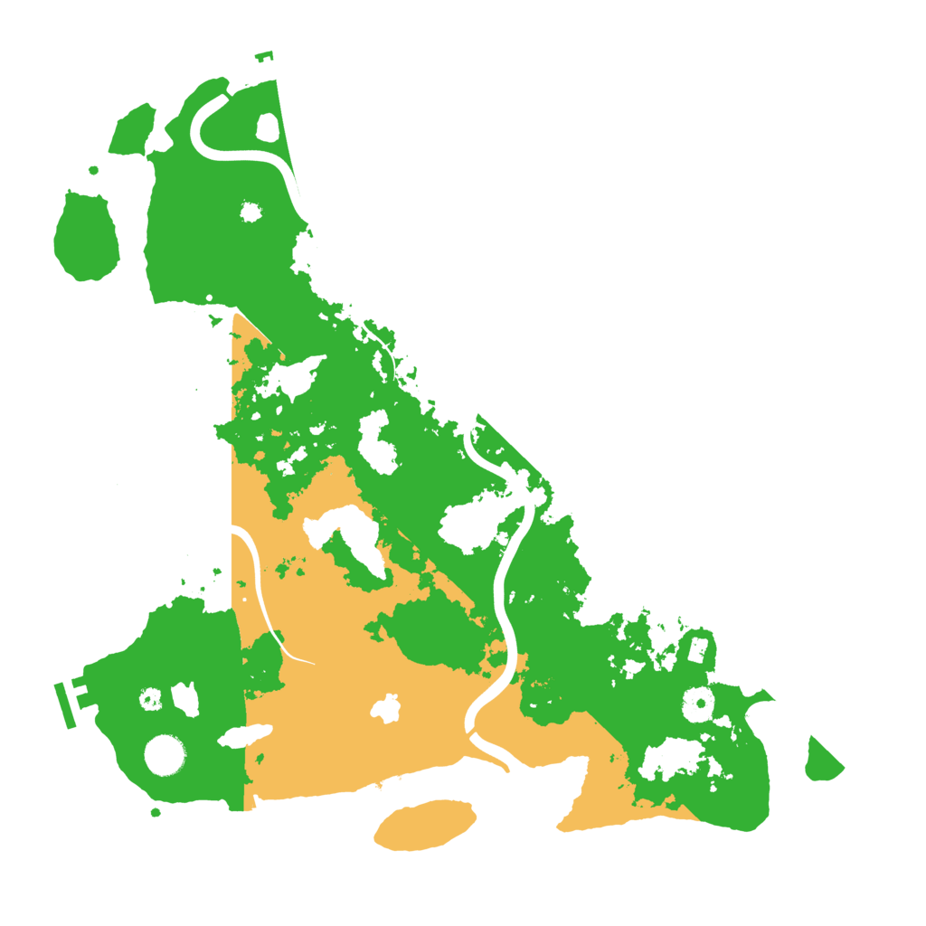 Biome Rust Map: Procedural Map, Size: 4000, Seed: 9199