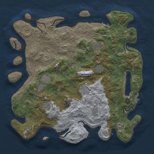 Thumbnail Rust Map: Procedural Map, Size: 4250, Seed: 1476114412, 17 Monuments