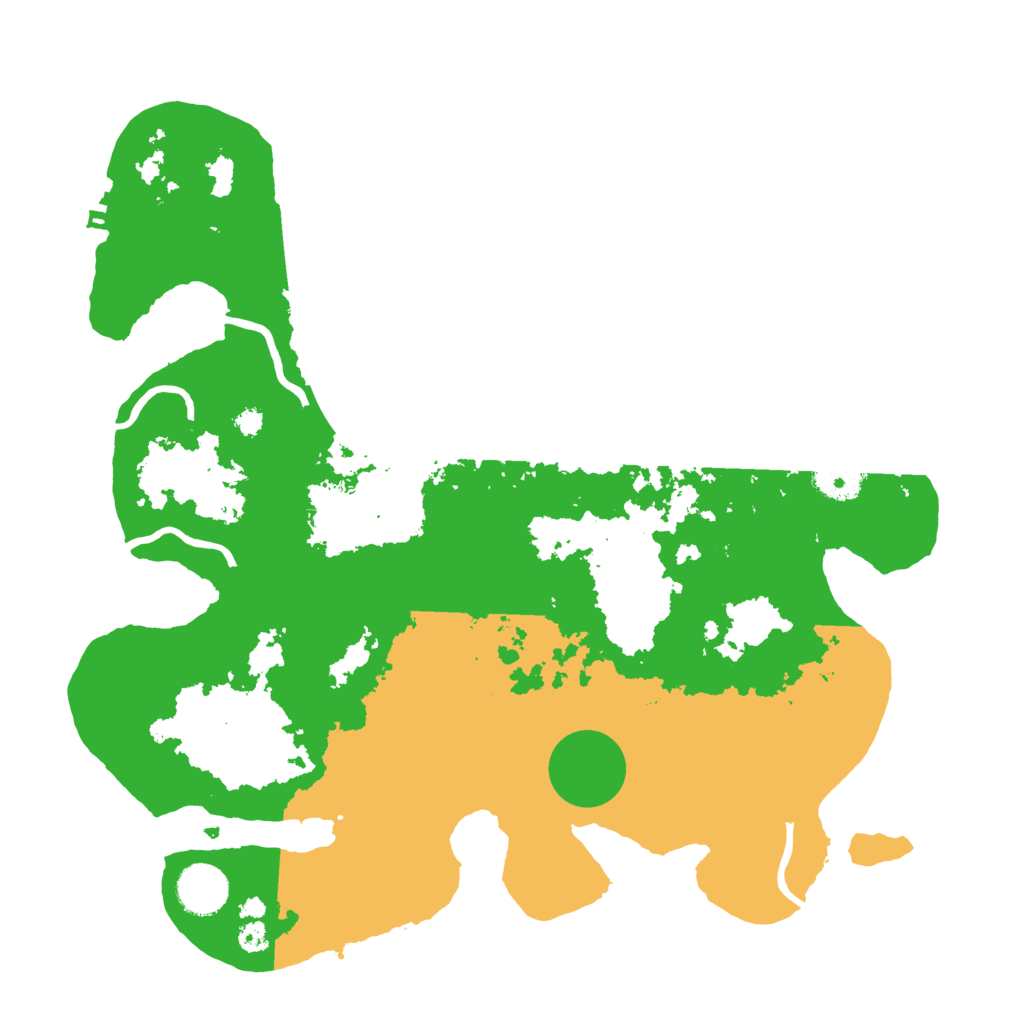 Biome Rust Map: Procedural Map, Size: 3500, Seed: 981824067