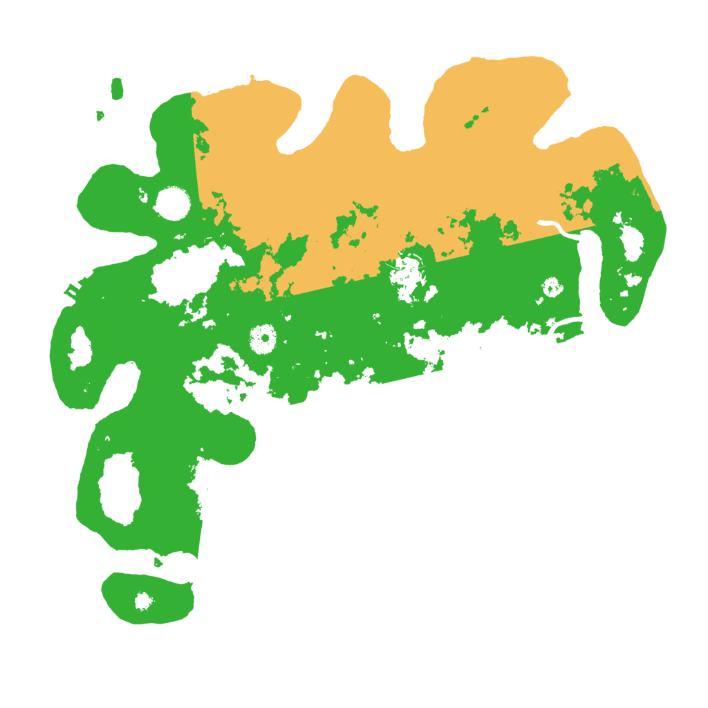 Biome Rust Map: Procedural Map, Size: 3700, Seed: 539011973