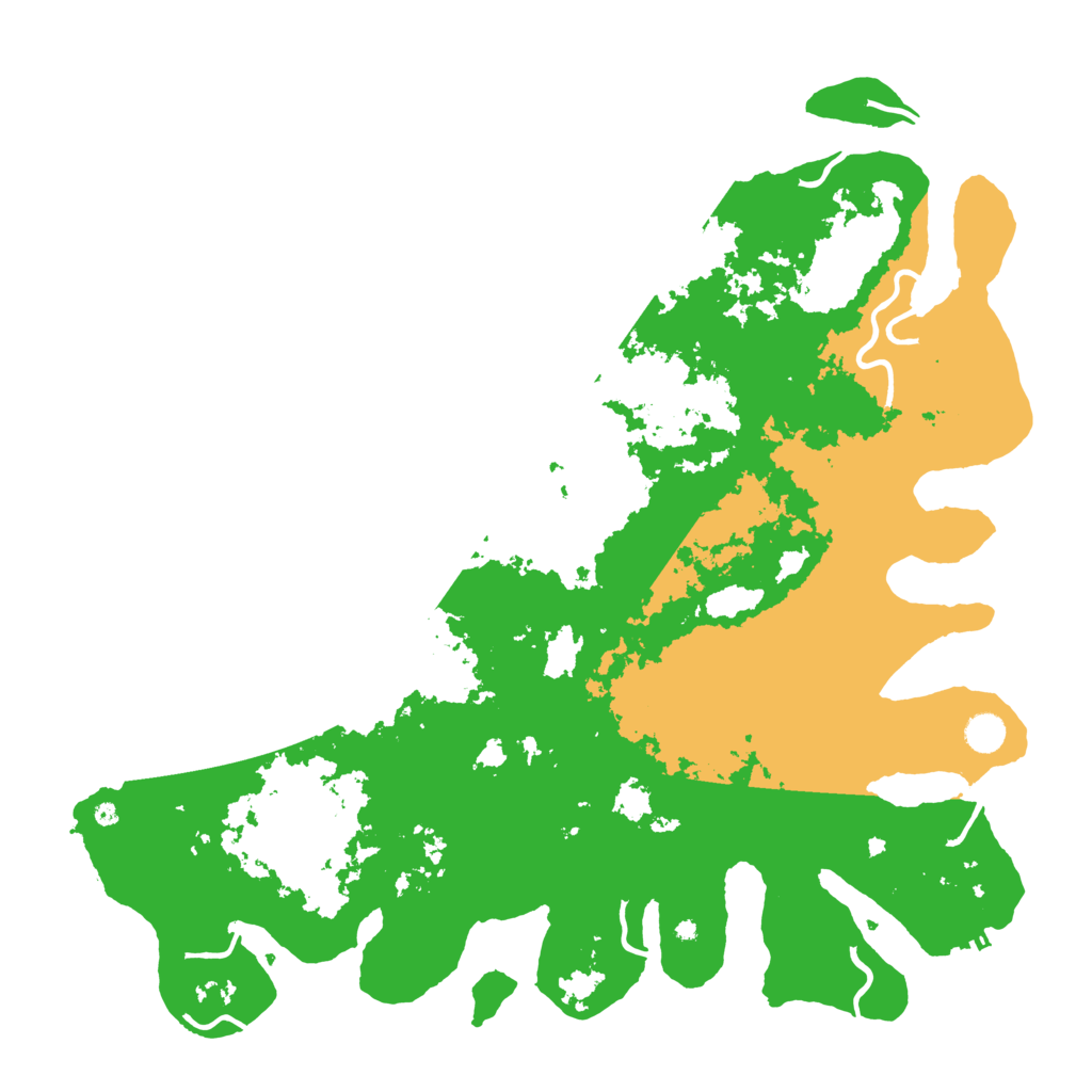 Biome Rust Map: Procedural Map, Size: 4800, Seed: 193796268
