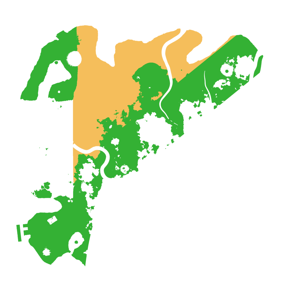 Biome Rust Map: Procedural Map, Size: 3500, Seed: 127943636