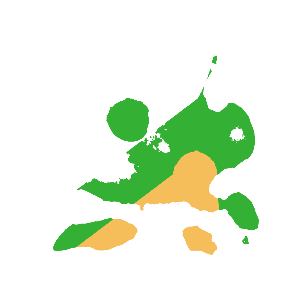 Biome Rust Map: Procedural Map, Size: 2000, Seed: 784557493