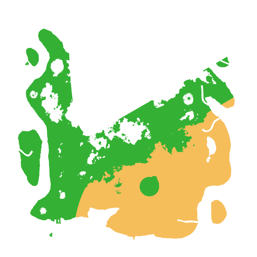 Biome Rust Map: Procedural Map, Size: 3500, Seed: 38472772