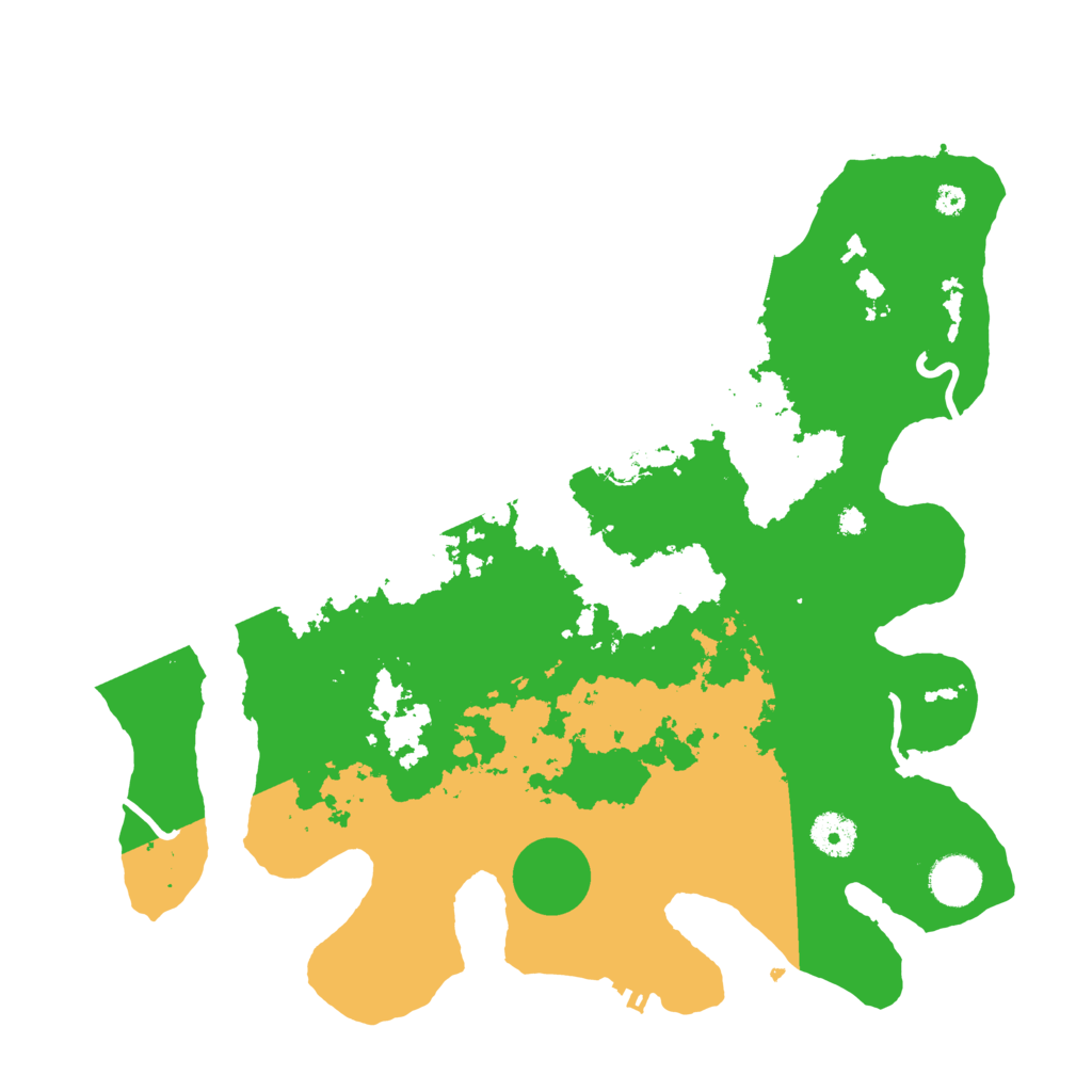 Biome Rust Map: Procedural Map, Size: 3700, Seed: 1824130617